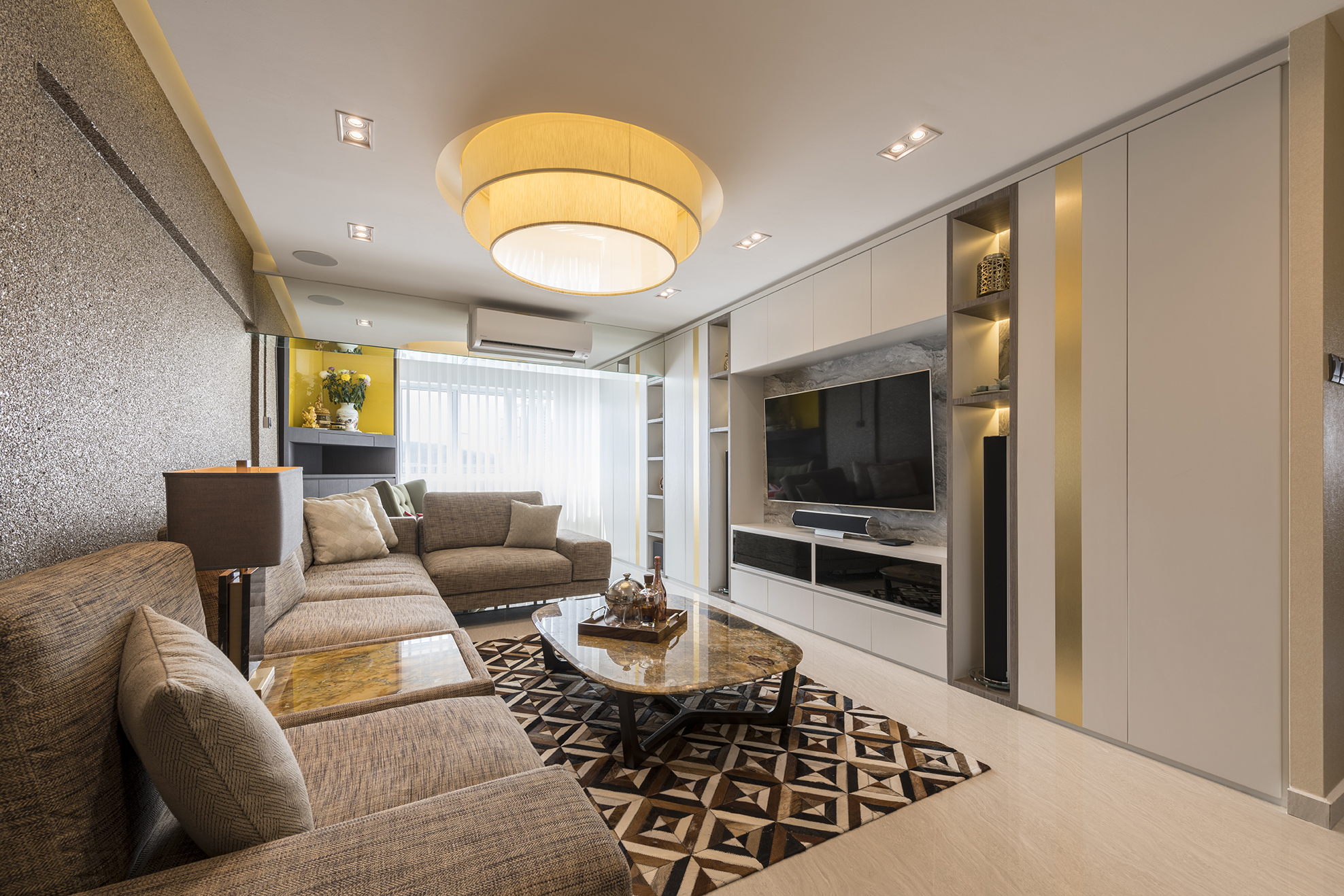 Classical, Contemporary, Modern Design - Living Room - HDB Executive Apartment - Design by Posh Living Interior Design Pte Ltd