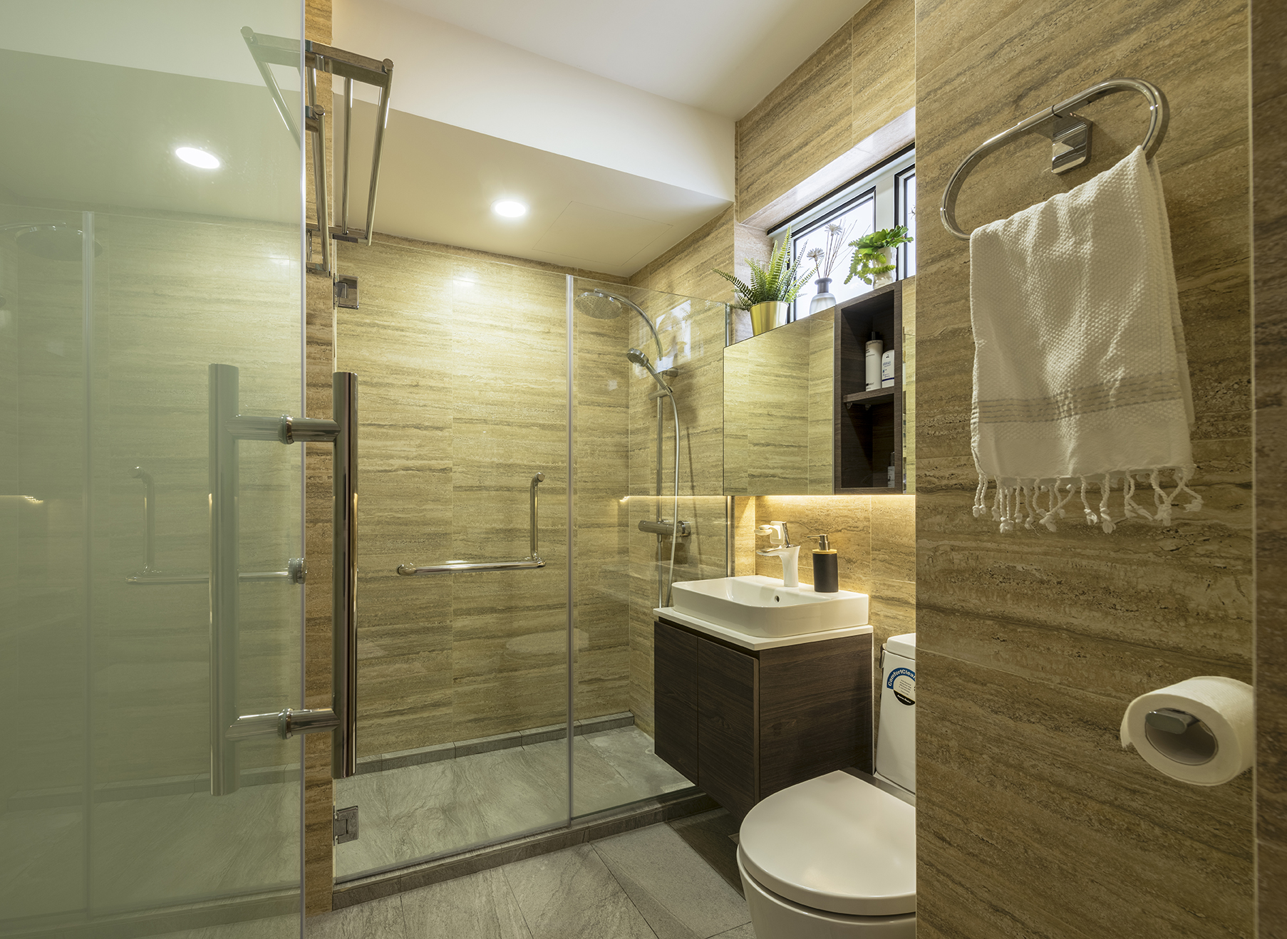 Classical, Contemporary, Modern Design - Bathroom - HDB Executive Apartment - Design by Posh Living Interior Design Pte Ltd