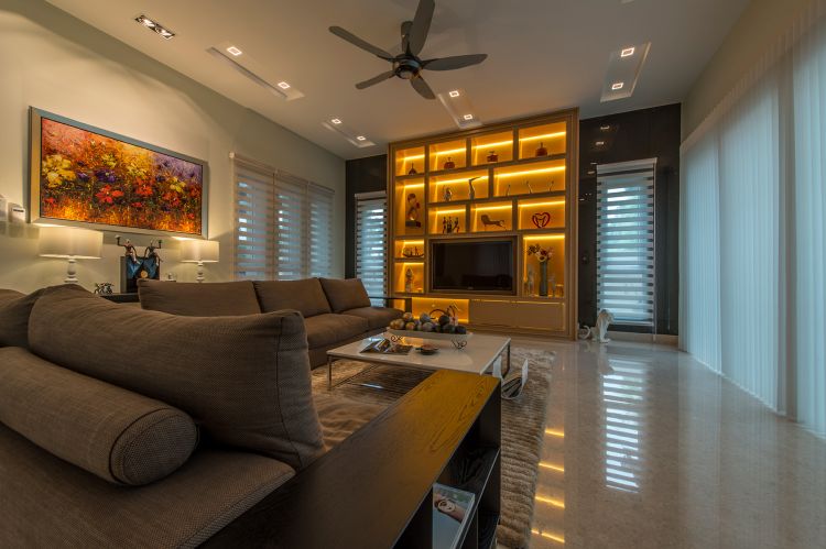 Contemporary, Minimalist, Modern Design - Living Room - Landed House - Design by Posh Living Interior Design Pte Ltd