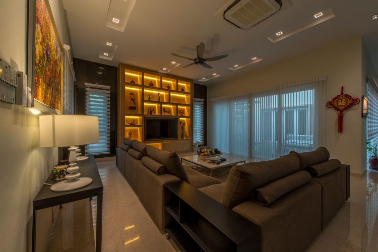 Contemporary, Minimalist, Modern Design - Living Room - Landed House - Design by Posh Living Interior Design Pte Ltd