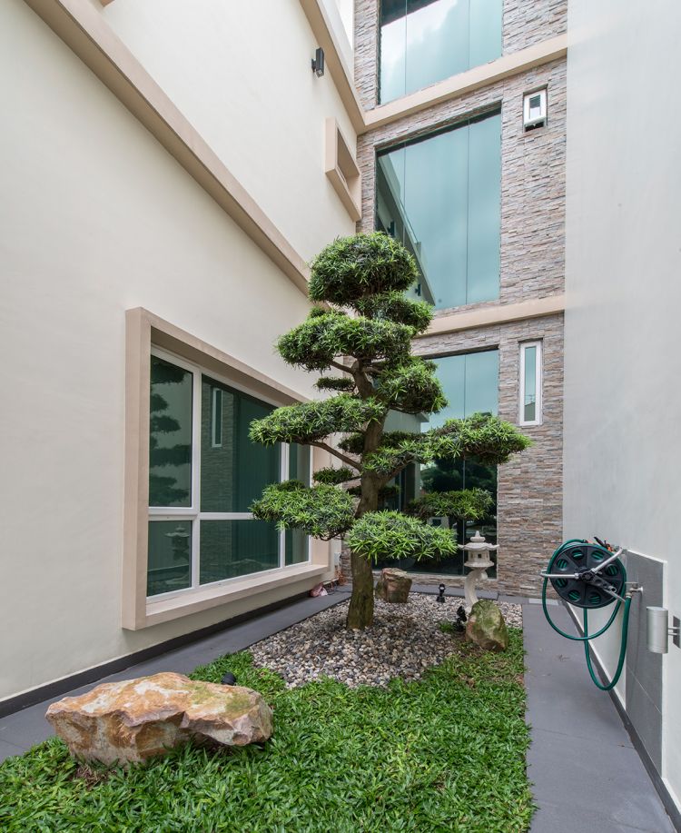 Contemporary, Minimalist, Modern Design - Garden - Landed House - Design by Posh Living Interior Design Pte Ltd