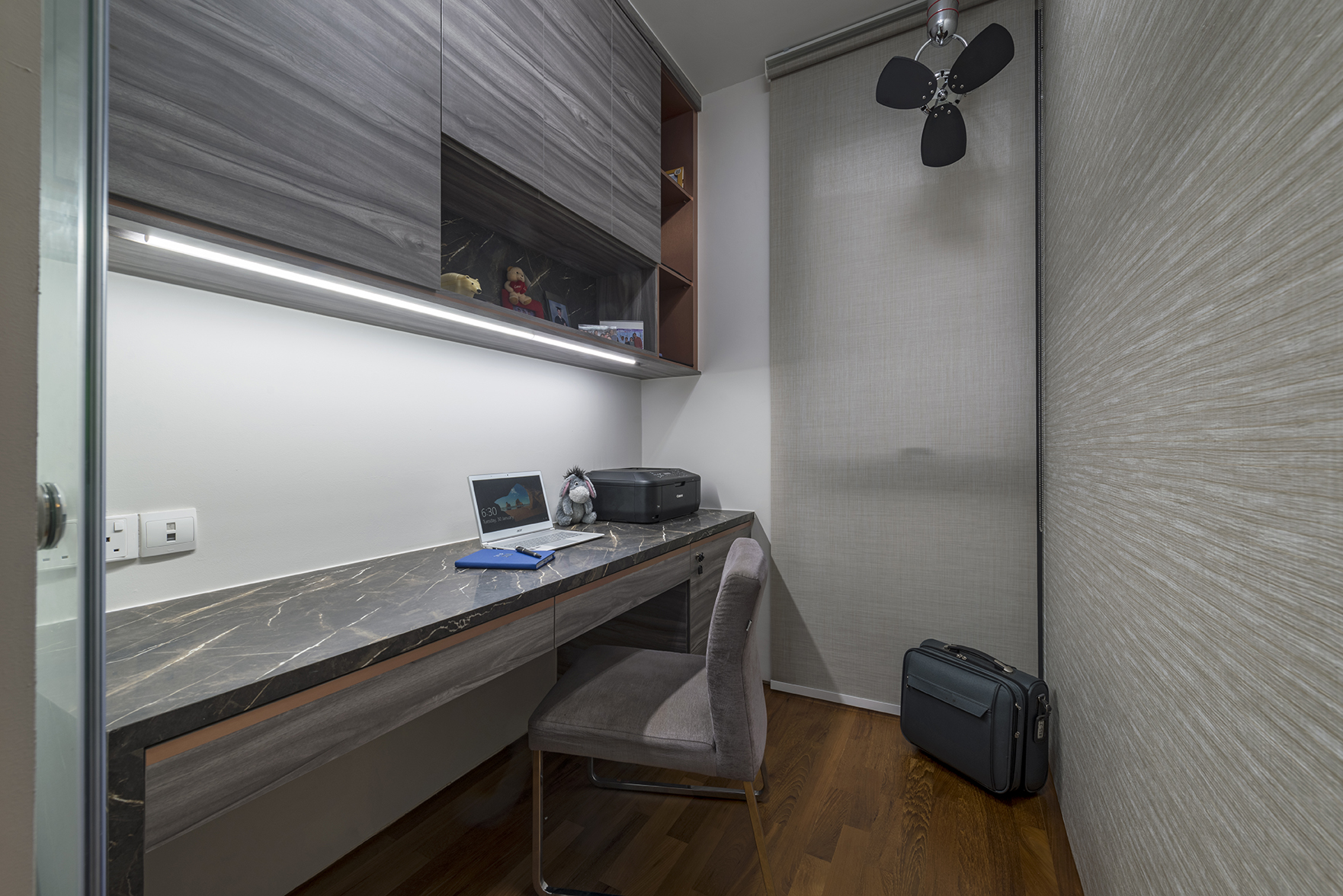 Contemporary, Modern Design - Study Room - Landed House - Design by Posh Living Interior Design Pte Ltd