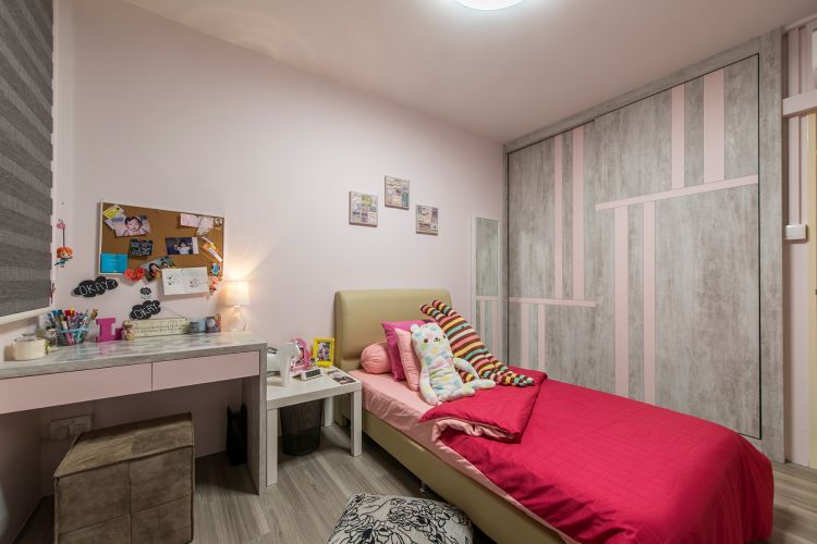 Country, Industrial, Scandinavian Design - Bedroom - HDB 4 Room - Design by Posh Living Interior Design Pte Ltd