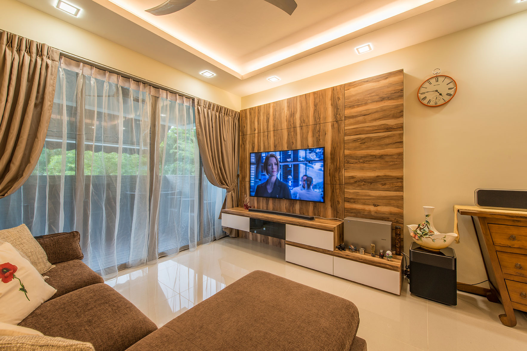 Contemporary, Modern, Resort Design - Living Room - Condominium - Design by Posh Living Interior Design Pte Ltd