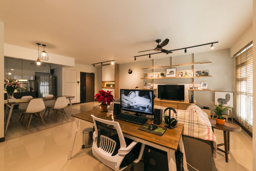 Modern, Scandinavian Design - Living Room - HDB 5 Room - Design by Posh Living Interior Design Pte Ltd