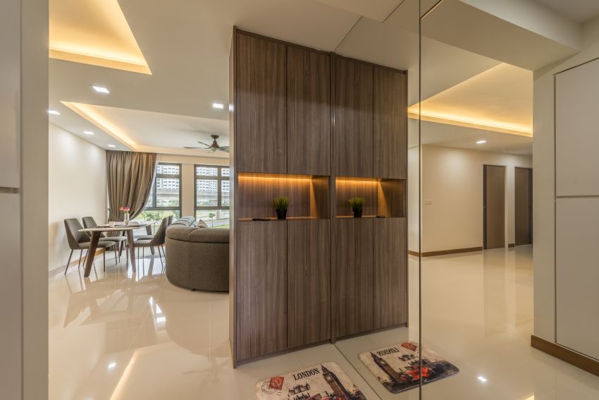 Minimalist, Modern Design - Living Room - HDB 5 Room - Design by Posh Living Interior Design Pte Ltd
