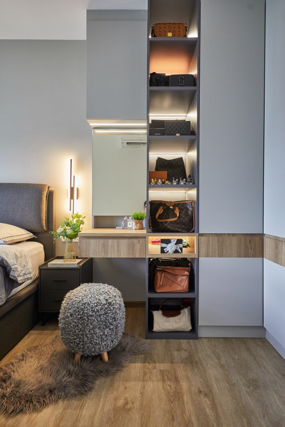 Modern, Rustic, Scandinavian Design - Bedroom - HDB 4 Room - Design by PRDT Pte Ltd