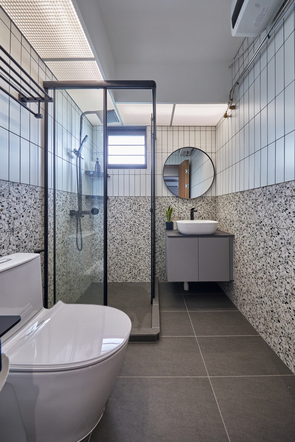 Modern, Rustic, Scandinavian Design - Bathroom - HDB 4 Room - Design by PRDT Pte Ltd