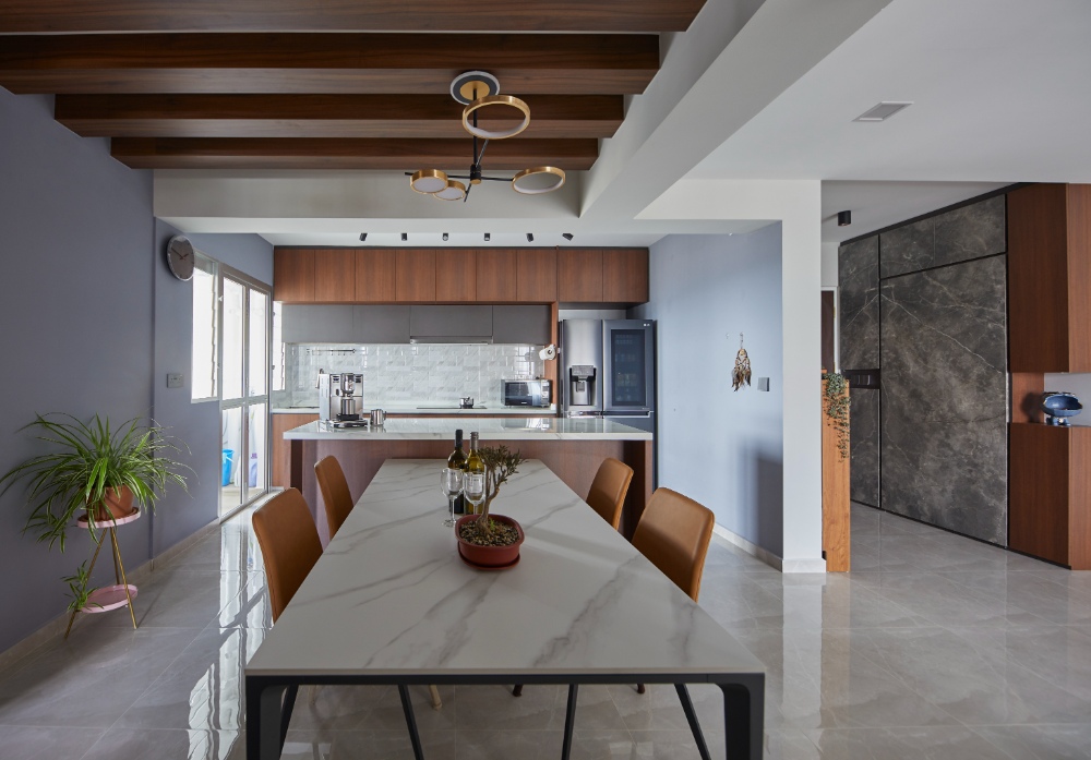Contemporary, Modern Design - Kitchen - HDB 5 Room - Design by PRDT Pte Ltd