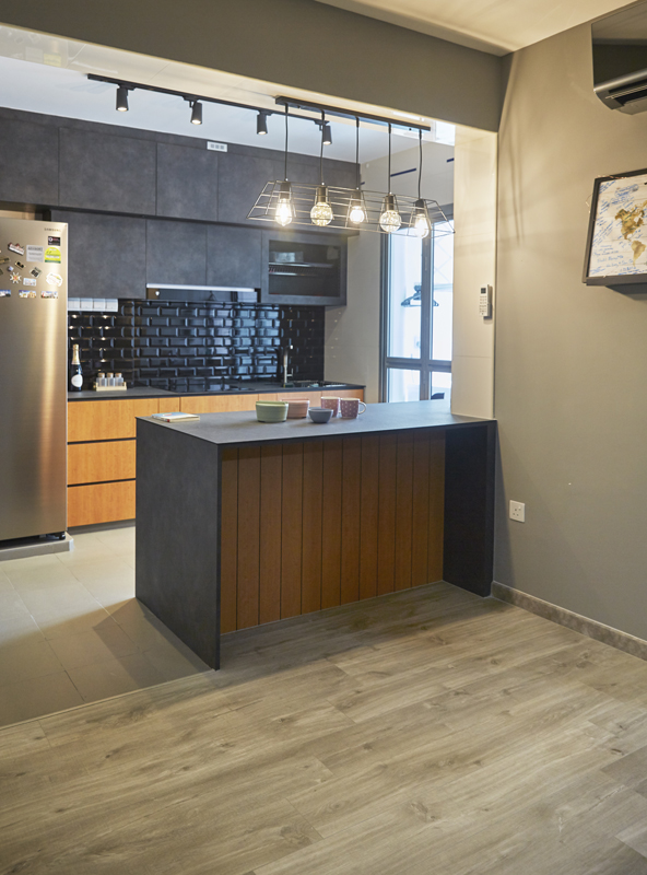 Contemporary, Eclectic, Modern Design - Kitchen - HDB 4 Room - Design by PRDT Pte Ltd