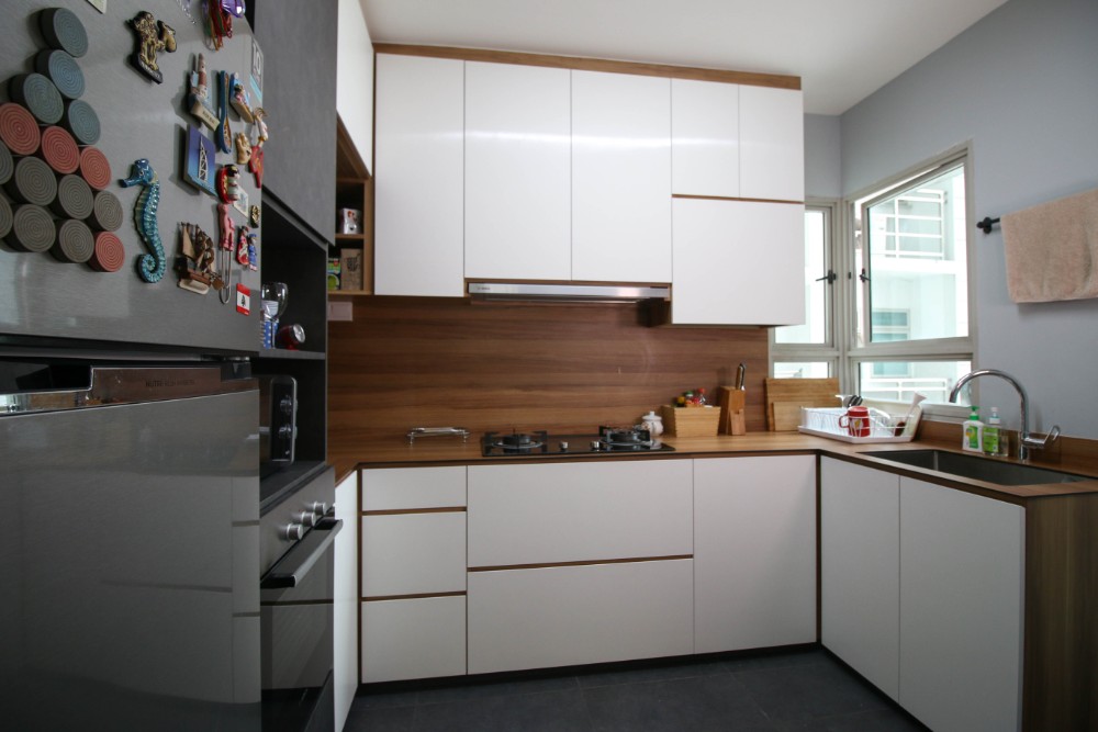 Contemporary, Industrial, Modern Design - Kitchen - HDB 4 Room - Design by PRDT Pte Ltd