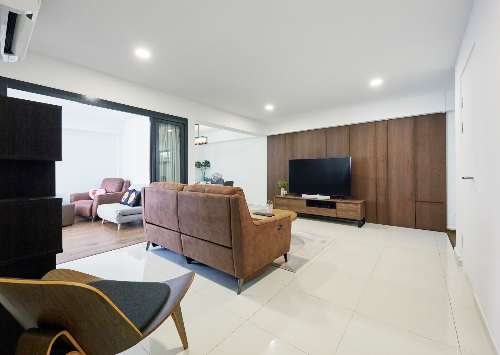 Contemporary, Eclectic, Modern Design - Living Room - HDB 5 Room - Design by PRDT Pte Ltd