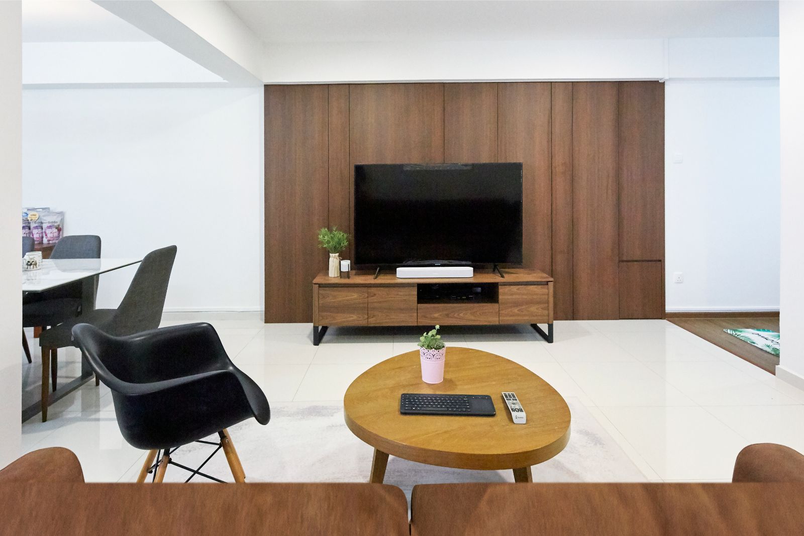 Contemporary, Eclectic, Modern Design - Living Room - HDB 5 Room - Design by PRDT Pte Ltd