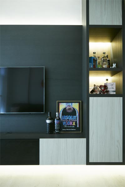 Contemporary, Modern Design - Living Room - HDB 4 Room - Design by PRDT Pte Ltd