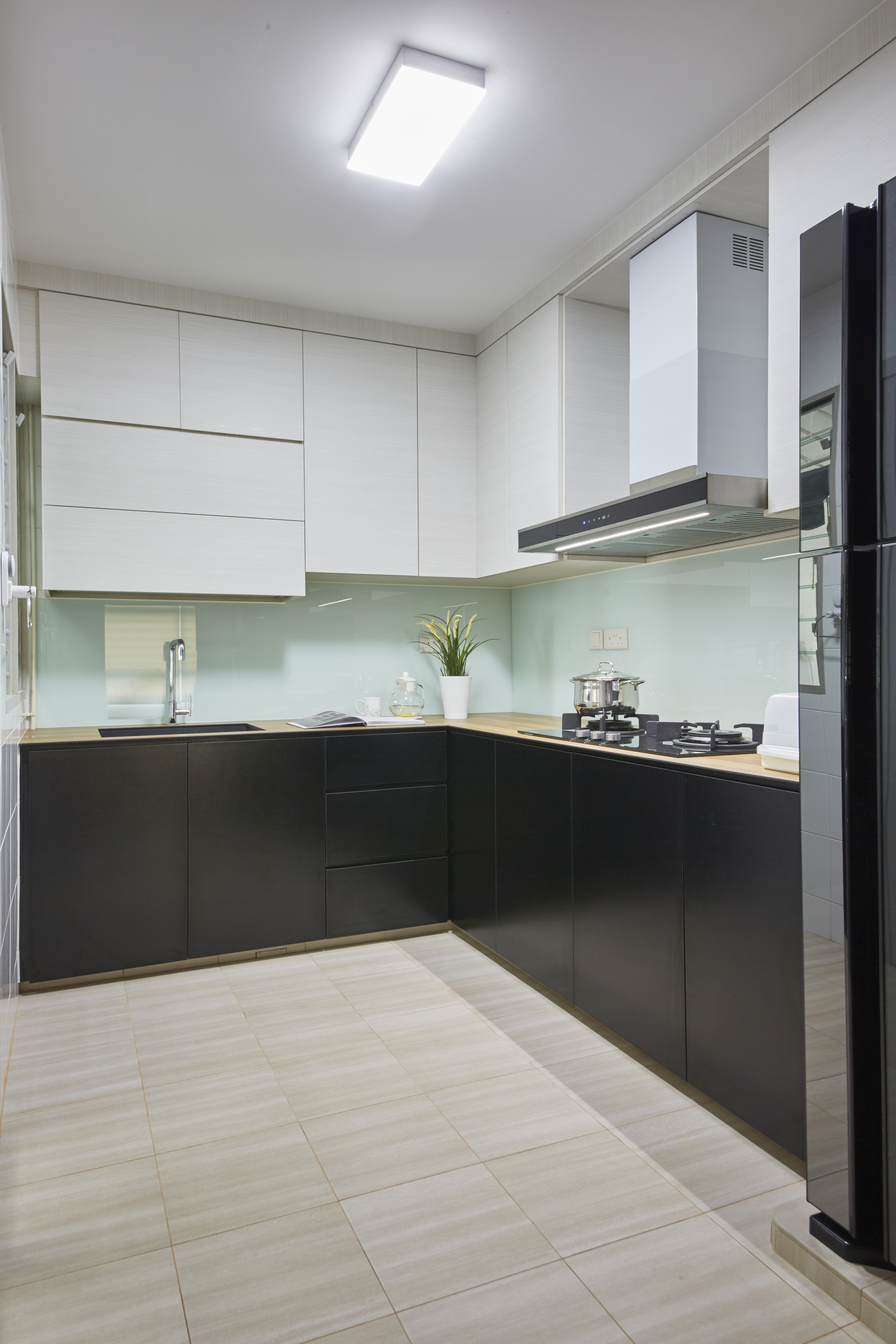 Contemporary, Modern Design - Kitchen - HDB 4 Room - Design by PRDT Pte Ltd