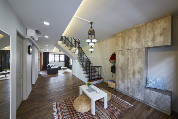 Contemporary, Modern Design - Living Room - HDB Executive Apartment - Design by PRDT Pte Ltd