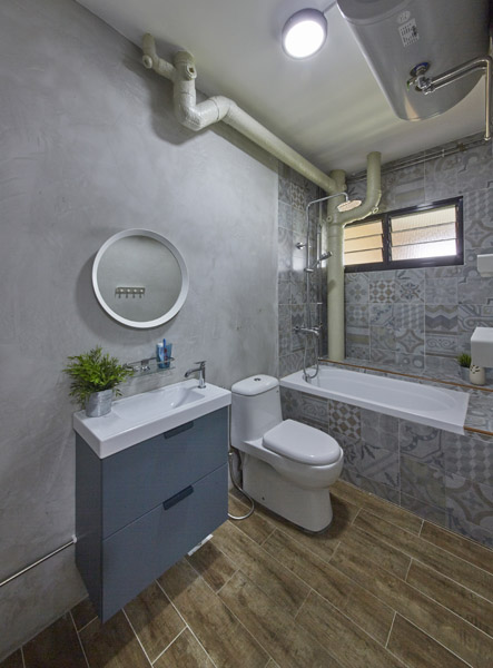 Contemporary, Modern Design - Bathroom - HDB Executive Apartment - Design by PRDT Pte Ltd