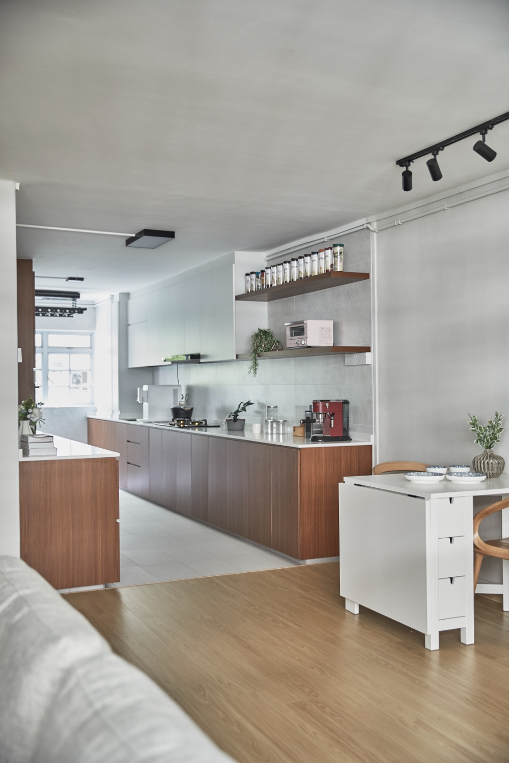 Minimalist, Scandinavian Design - Kitchen - HDB 4 Room - Design by PRDT Pte Ltd