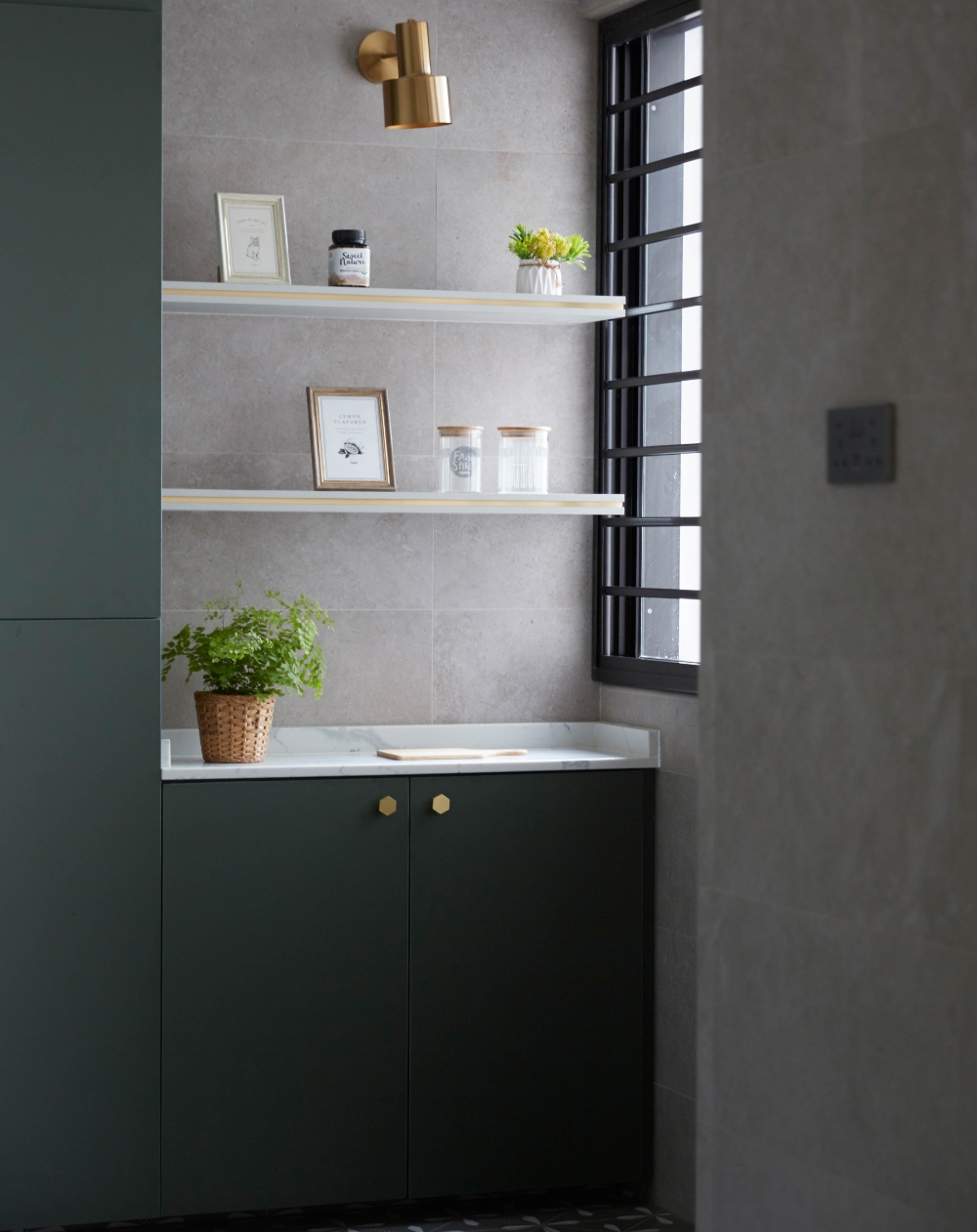 Minimalist, Modern Design - Kitchen - HDB Executive Apartment - Design by PRDT Pte Ltd