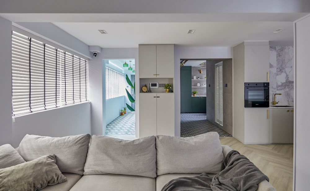 Minimalist, Modern Design - Living Room - HDB Executive Apartment - Design by PRDT Pte Ltd