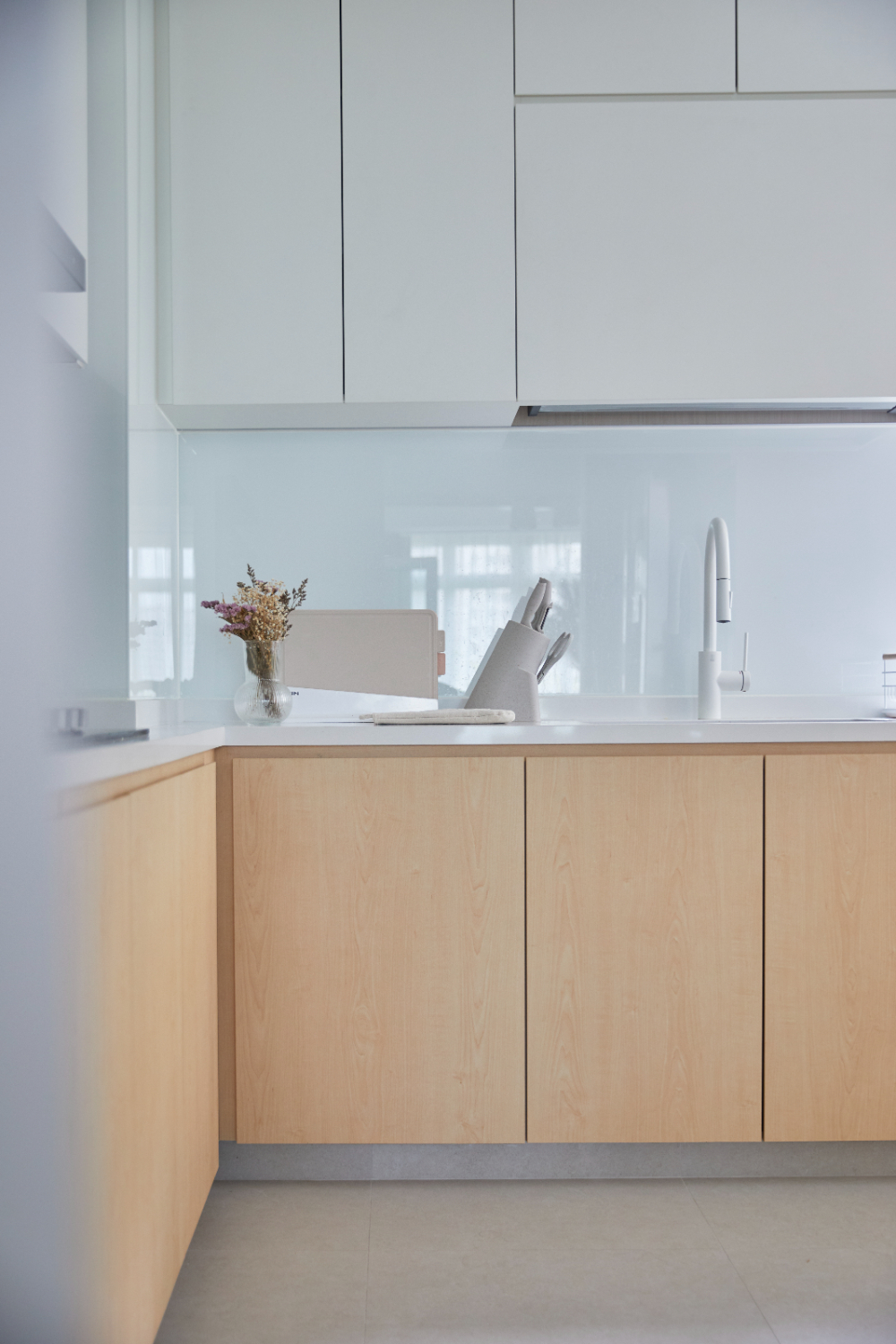 Rustic, Scandinavian Design - Kitchen - HDB 4 Room - Design by PRDT Pte Ltd