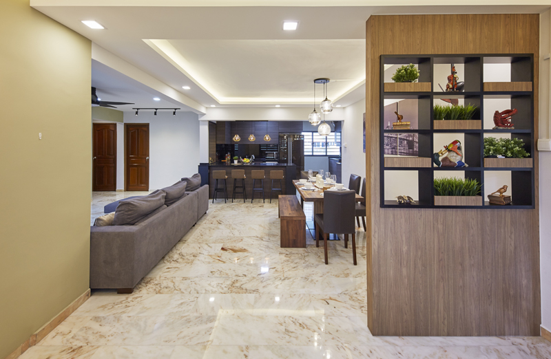 Contemporary, Modern, Scandinavian Design - Living Room - HDB 5 Room - Design by PRDT Pte Ltd