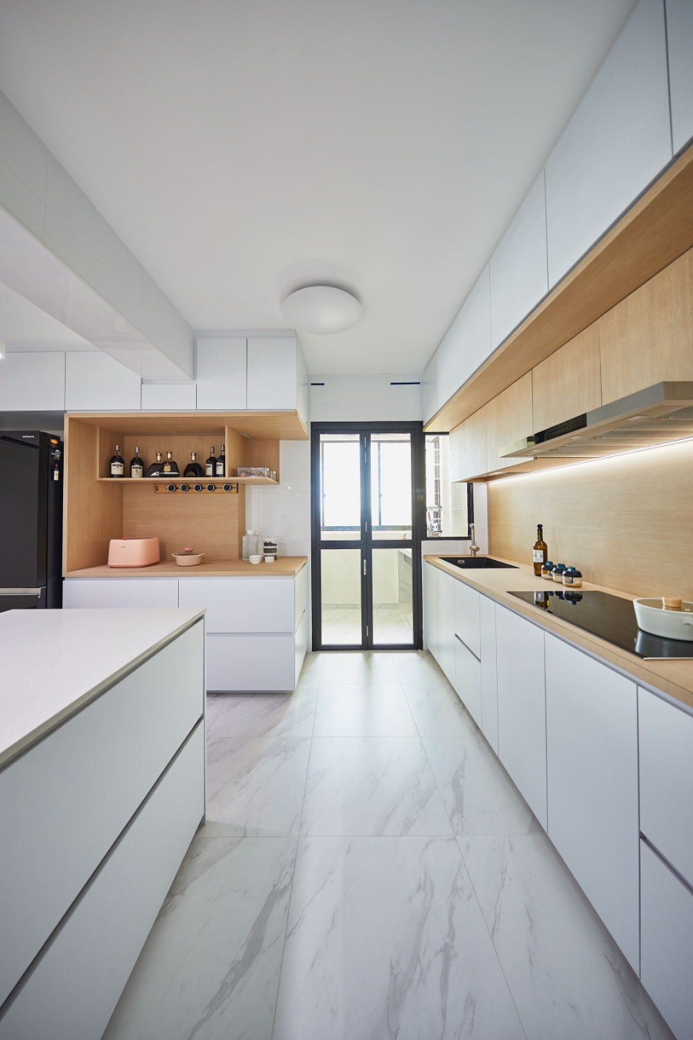 Minimalist, Scandinavian Design - Kitchen - HDB 5 Room - Design by PRDT Pte Ltd