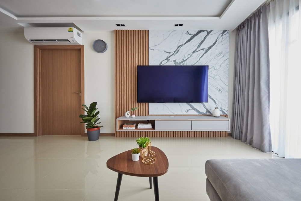 Minimalist, Scandinavian Design - Living Room - HDB 5 Room - Design by PRDT Pte Ltd