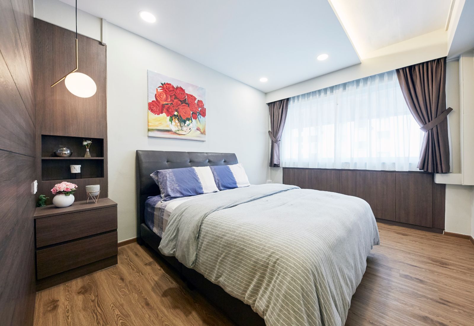 Contemporary, Modern, Scandinavian Design - Bedroom - HDB 5 Room - Design by PRDT Pte Ltd