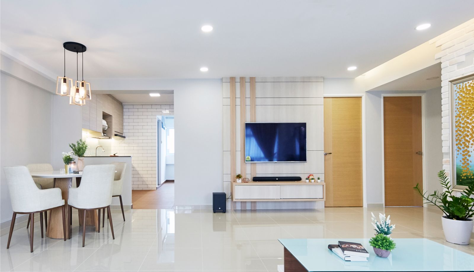 Contemporary, Modern, Scandinavian Design - Living Room - HDB 5 Room - Design by PRDT Pte Ltd