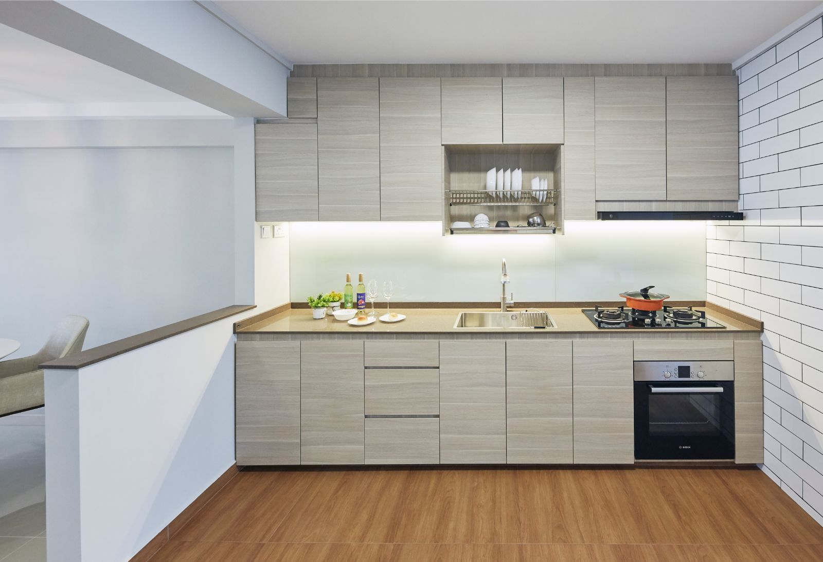 Contemporary, Modern, Scandinavian Design - Kitchen - HDB 5 Room - Design by PRDT Pte Ltd