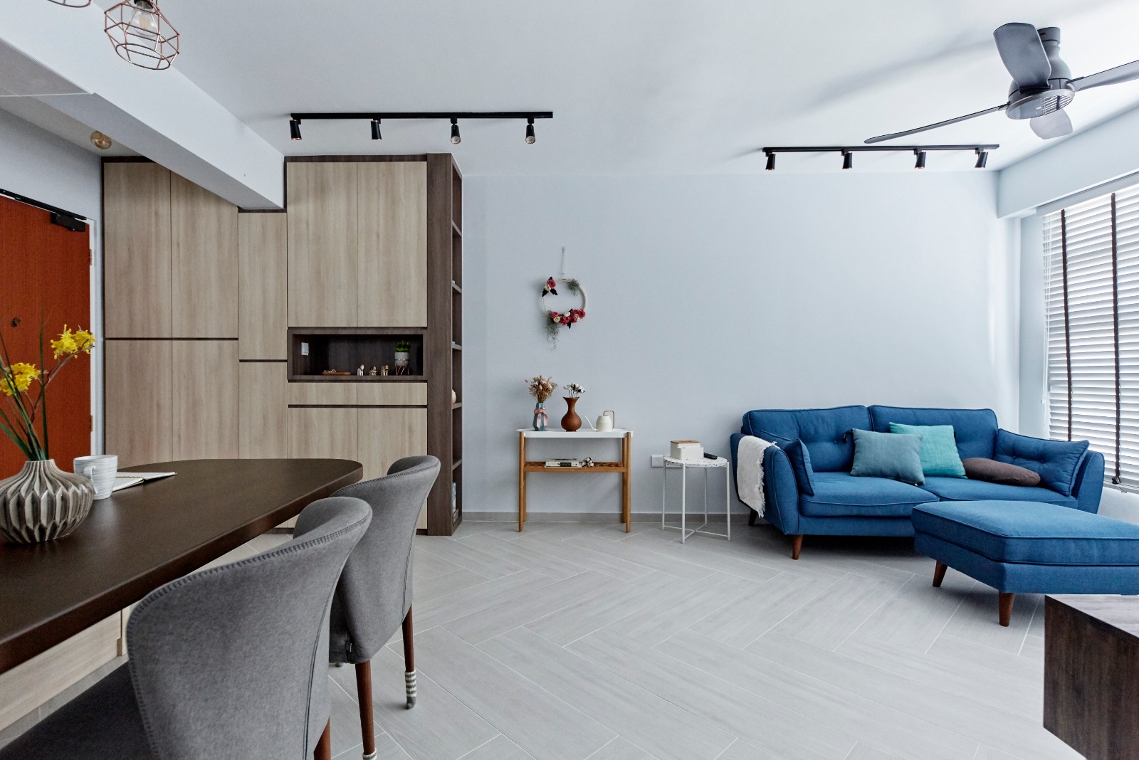 Eclectic, Modern, Scandinavian Design - Living Room - HDB 4 Room - Design by PRDT Pte Ltd