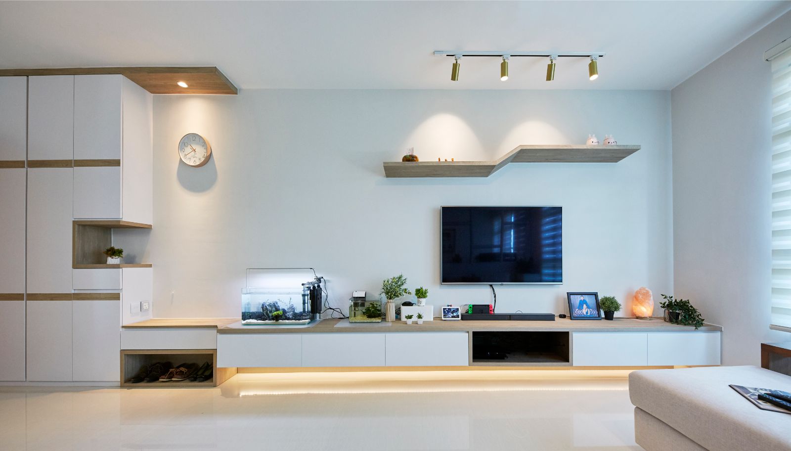 Classical, Minimalist, Modern Design - Living Room - HDB 4 Room - Design by PRDT Pte Ltd