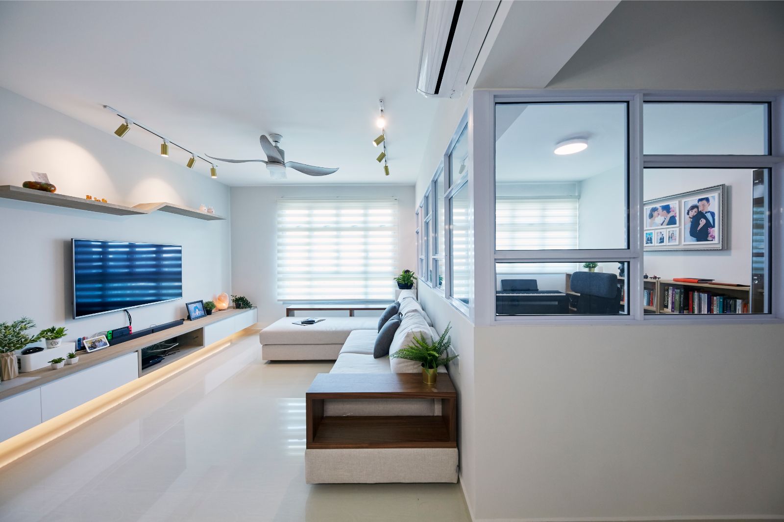 Classical, Minimalist, Modern Design - Living Room - HDB 4 Room - Design by PRDT Pte Ltd