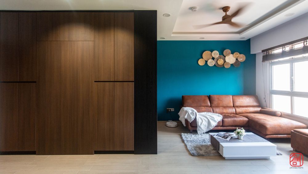 Contemporary, Modern, Scandinavian Design - Living Room - HDB 4 Room - Design by PRDT Pte Ltd