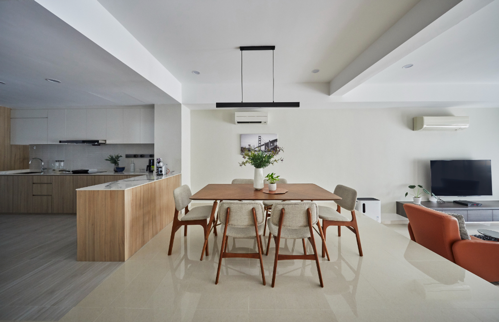 Minimalist, Modern, Scandinavian Design - Dining Room - Landed House - Design by PRDT Pte Ltd