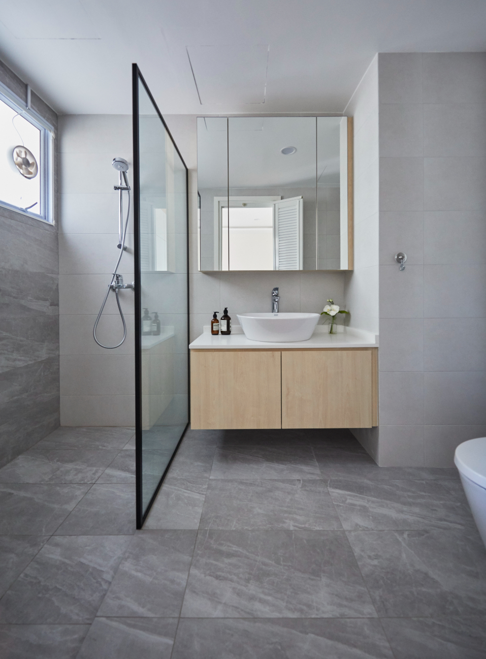 Minimalist, Modern, Scandinavian Design - Bathroom - Landed House - Design by PRDT Pte Ltd