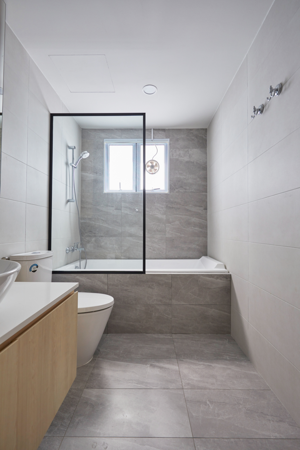 Minimalist, Modern, Scandinavian Design - Bathroom - Landed House - Design by PRDT Pte Ltd