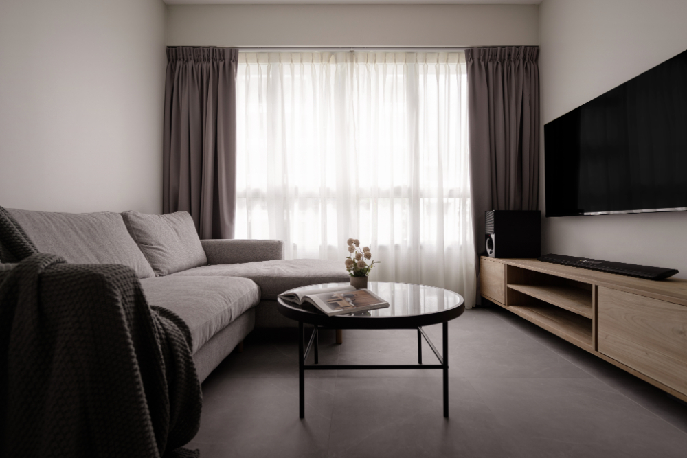 Minimalist, Rustic, Scandinavian Design - Living Room - HDB 4 Room - Design by PRDT Pte Ltd