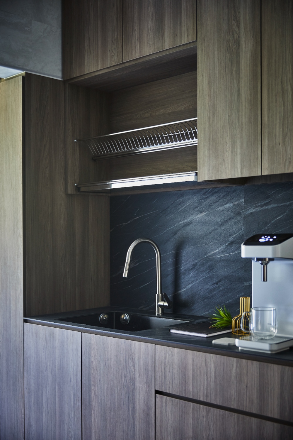 Industrial, Modern Design - Kitchen - HDB 4 Room - Design by PRDT Pte Ltd