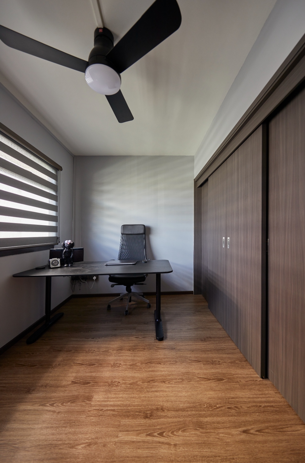 Industrial, Modern Design - Study Room - HDB 4 Room - Design by PRDT Pte Ltd