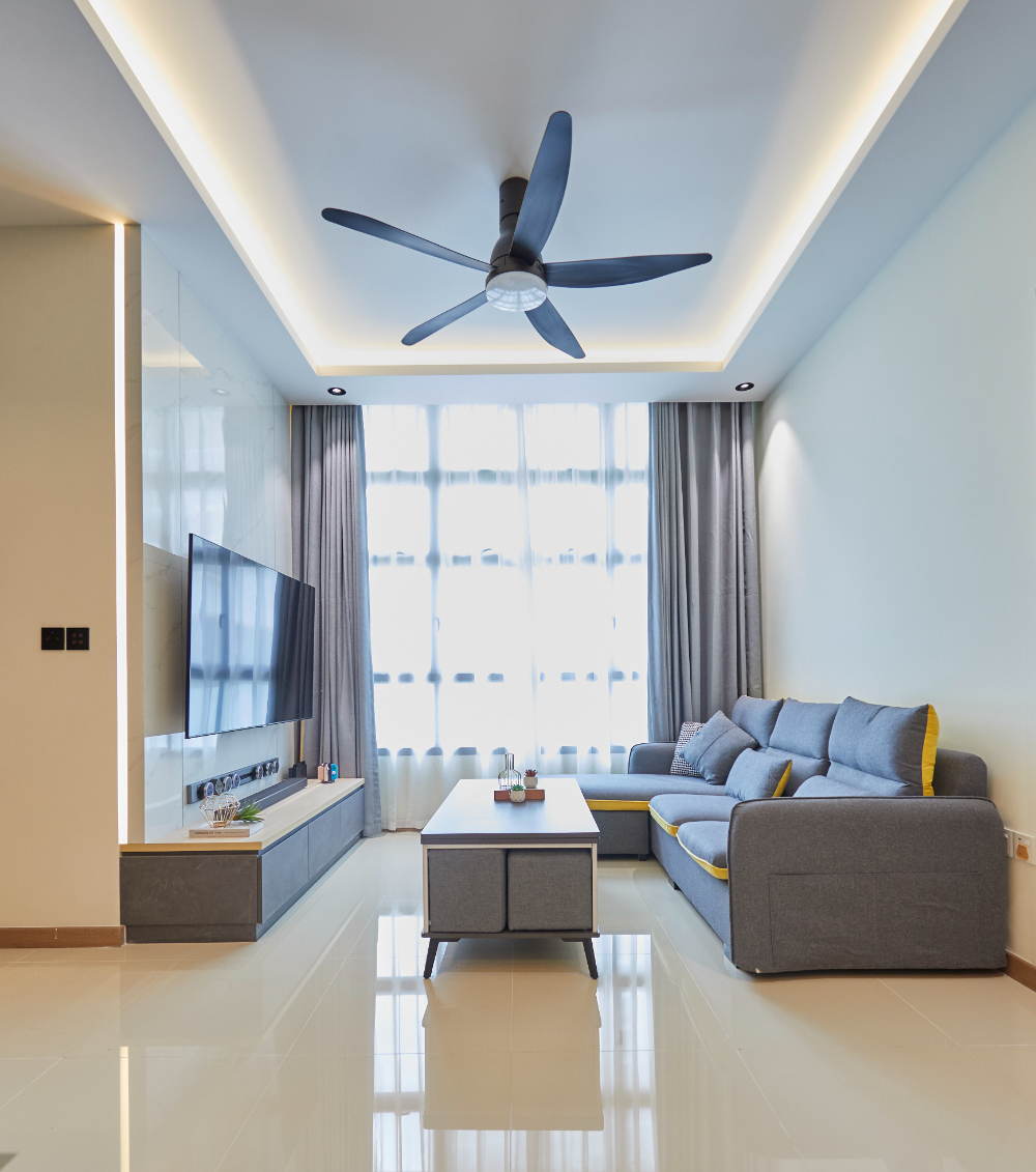 Contemporary, Modern Design - Living Room - HDB 3 Room - Design by PRDT Pte Ltd