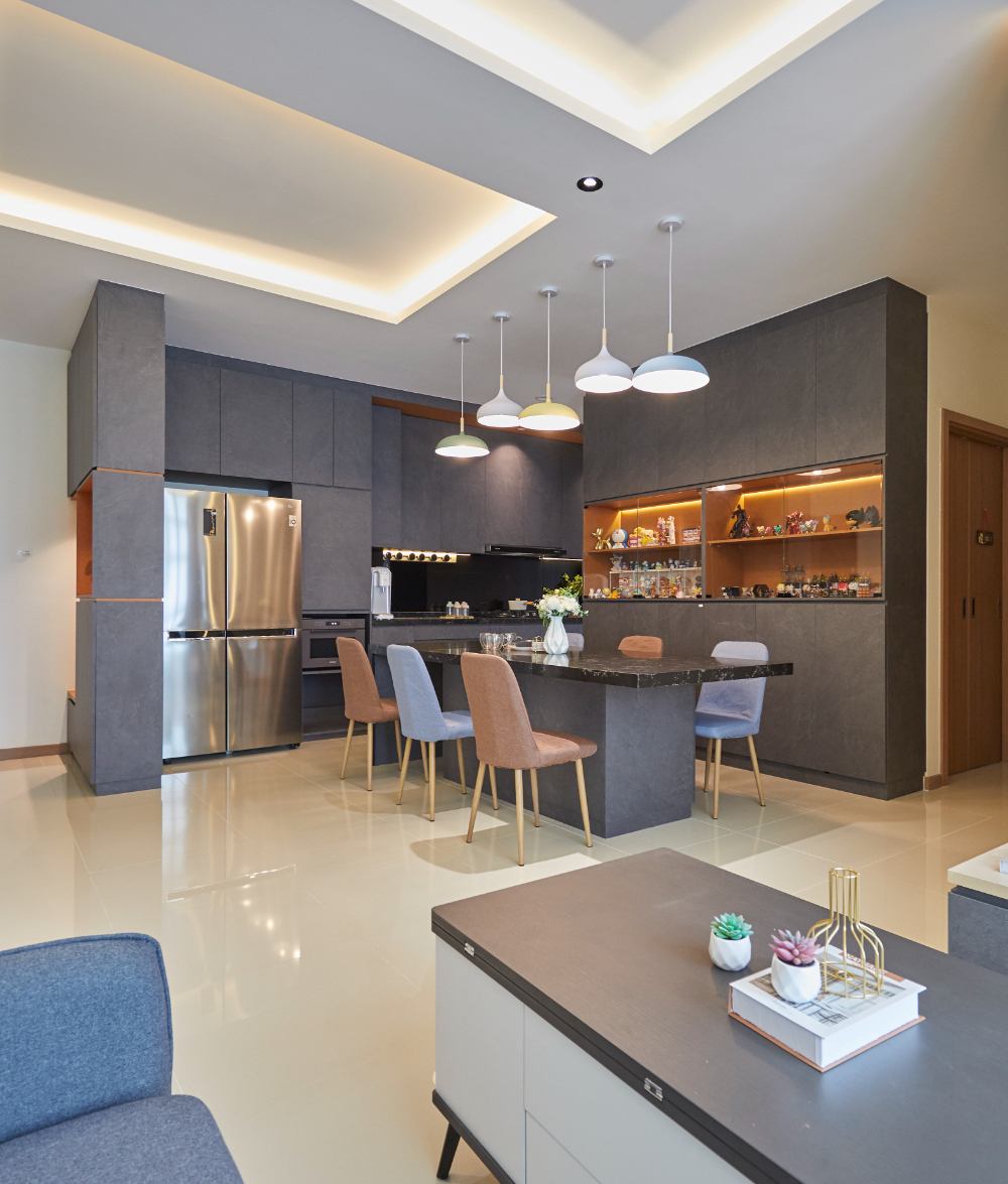 Contemporary, Modern Design - Kitchen - HDB 3 Room - Design by PRDT Pte Ltd