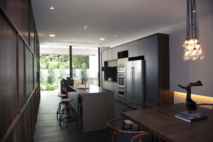 Contemporary, Industrial Design - Kitchen - Landed House - Design by Project File Pte Ltd