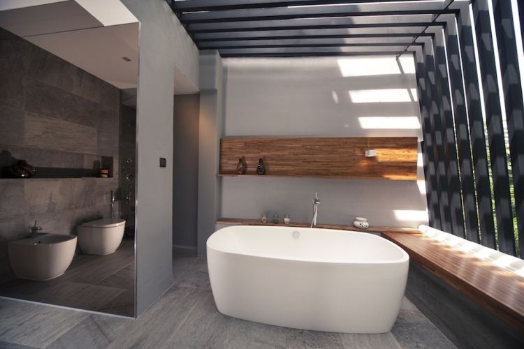 Contemporary, Industrial Design - Bathroom - Landed House - Design by Project File Pte Ltd