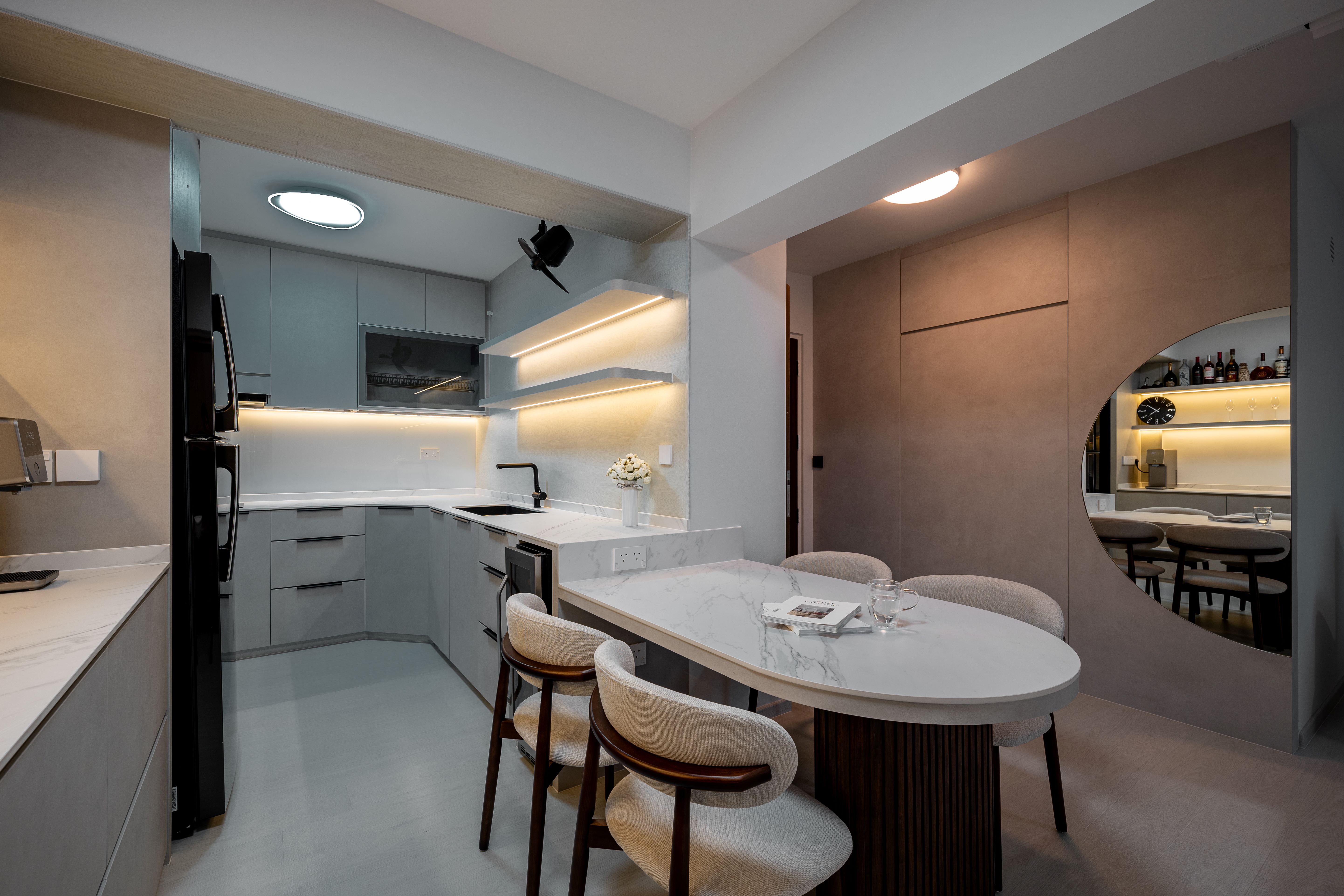 Modern Design - Dining Room - Condominium - Design by Project L