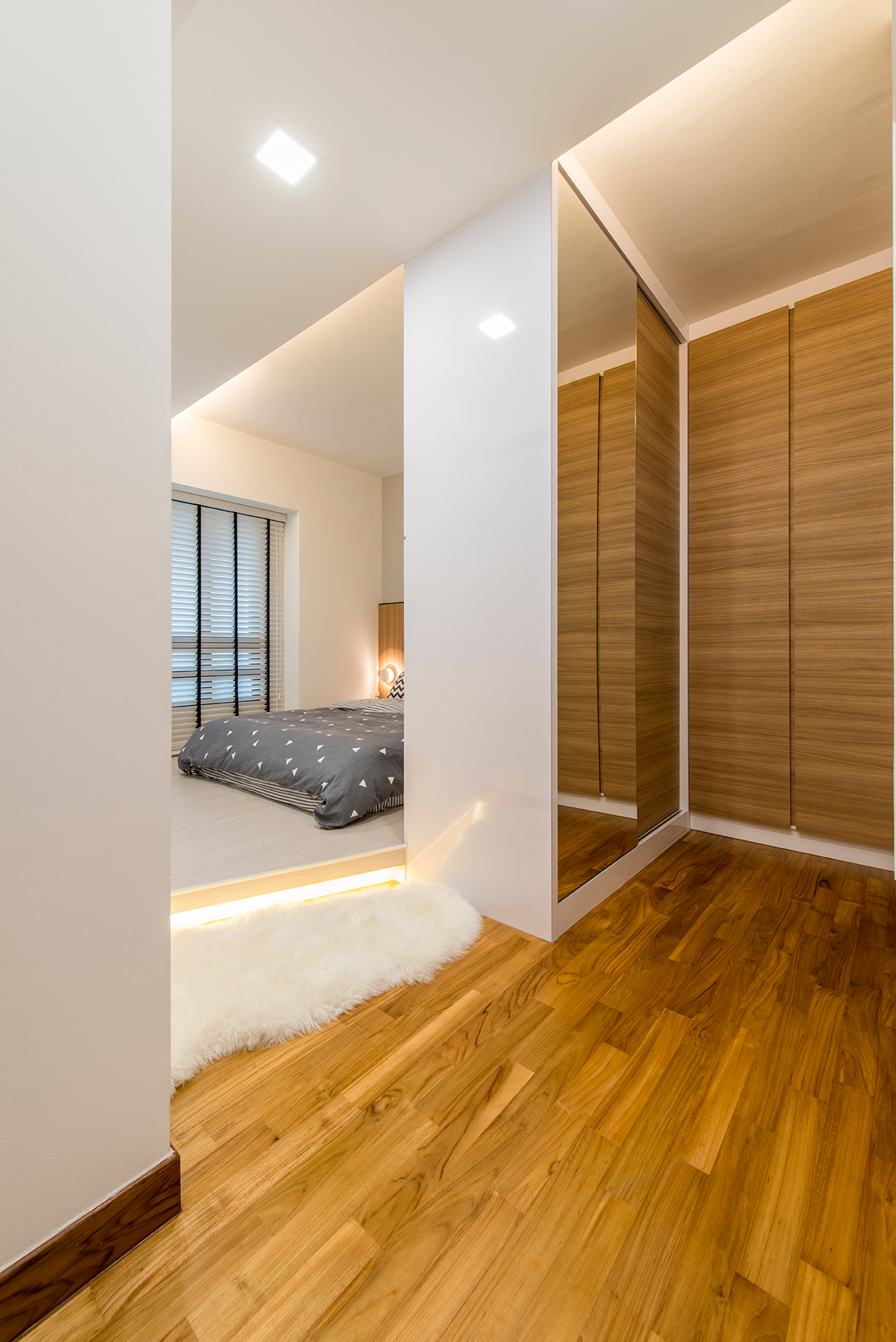 Modern, Scandinavian Design - Bedroom - HDB 4 Room - Design by Projectguru Pte Ltd