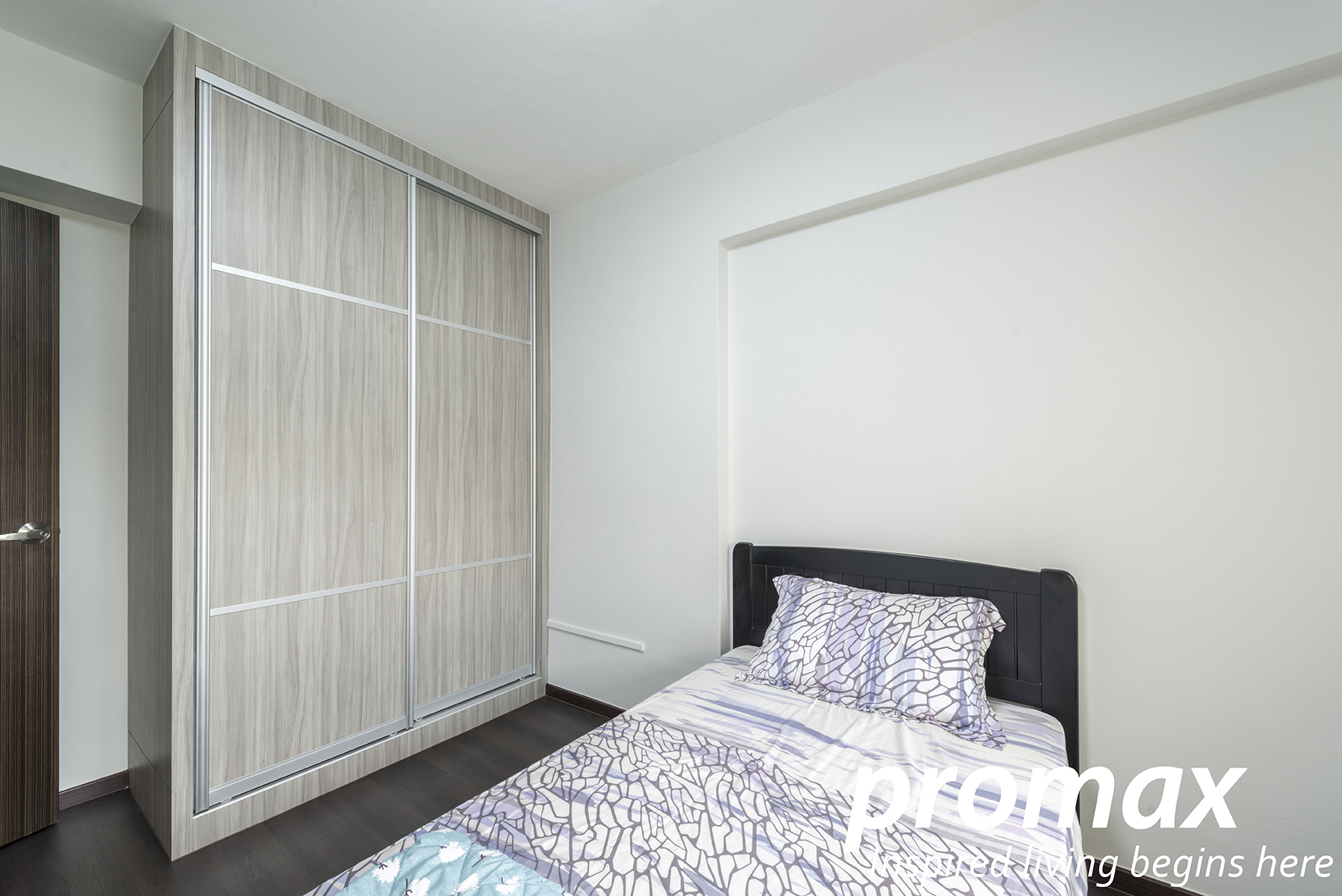 Resort Design - Bedroom - HDB 4 Room - Design by Promax Design Pte Ltd