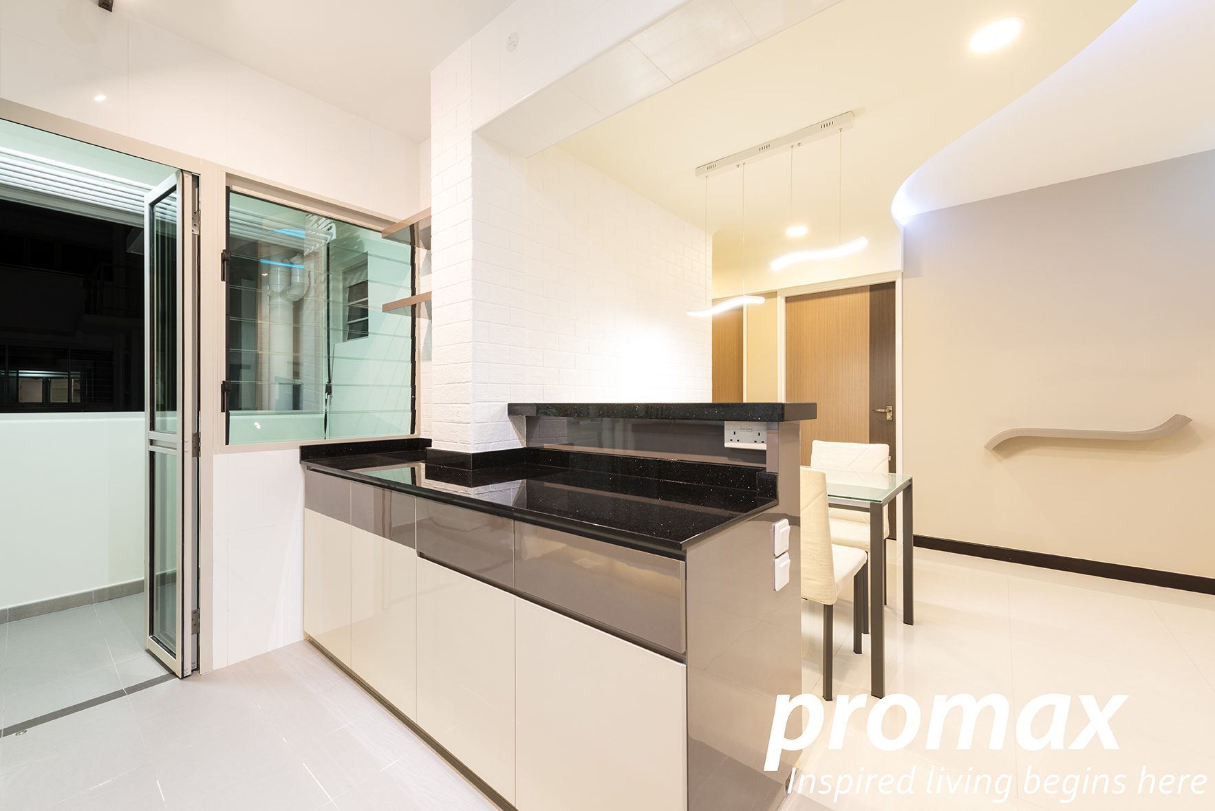 Modern Design - Dining Room - HDB 5 Room - Design by Promax Design Pte Ltd