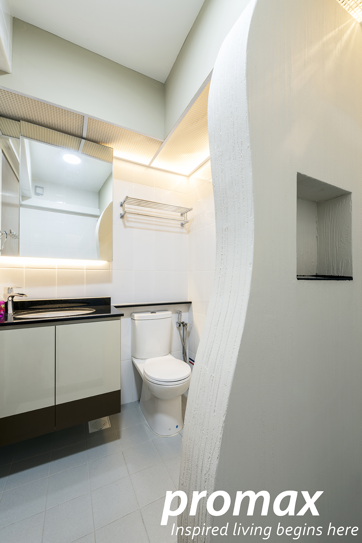 Modern Design - Bathroom - HDB 5 Room - Design by Promax Design Pte Ltd